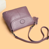 Soft Fringed Mother Crossbody Bag