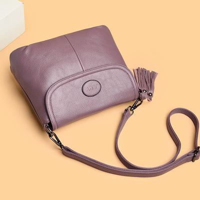 Soft Fringed Mother Crossbody Bag