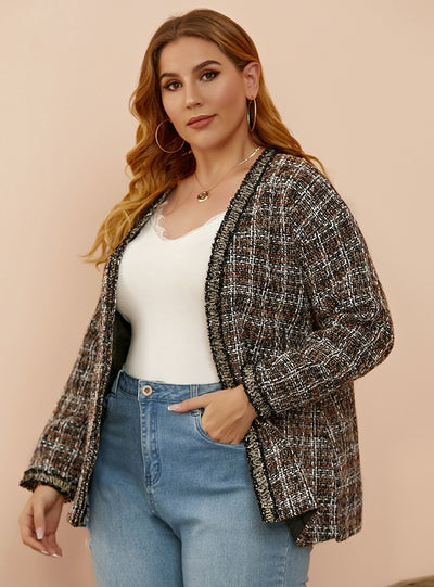 Cardigan Woolen Long Sleeve Coat