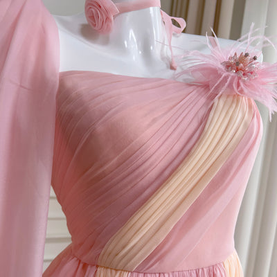 Three-dimensional Flower Sling Dress