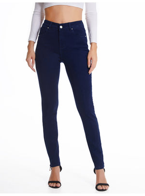 Deep Blue Slim Jeans Pencil Pants