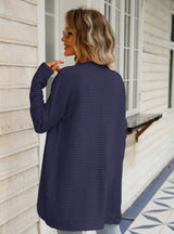 Women Cardigan Irregular Sweater Coat