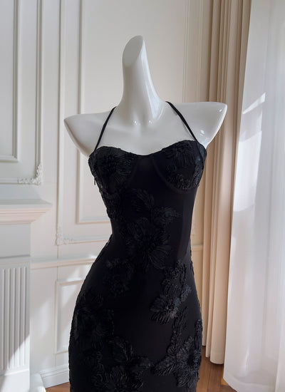 Slim Lace Strap Party Dress