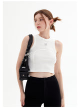 Solid Color Sexy Suspender Vest