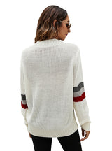 Loose Pullover Round Neck Long Sleeve Sweater