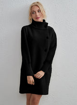 Solid Color Autumn and Winter Knitted Mink-like Coat