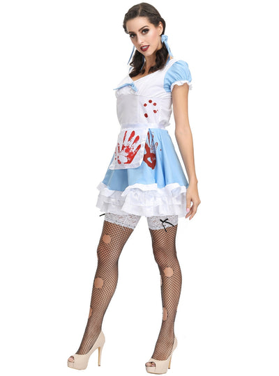 Halloween Play Vampire Blood Maid Costume