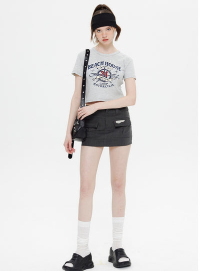 Short Slim Short Sleeve T-shirt