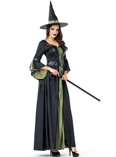 Halloween Long Witch Costume Cosplay