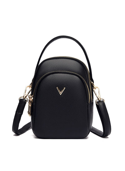 Multi-layered Messenger Bag Shoulder Mobile Phone Bag