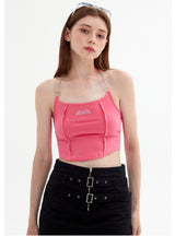 Strap Neck Halter Suspender Vest