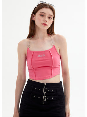 Strap Neck Halter Suspender Vest