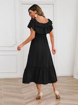 Sexy Maix Off the Shoulder Long Dress