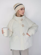 Women Loose Thick Slim Down Coat