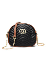 One-shoulder Diamond Mini Chain Bag