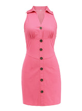 Sexy Sleeveless Denim Dress