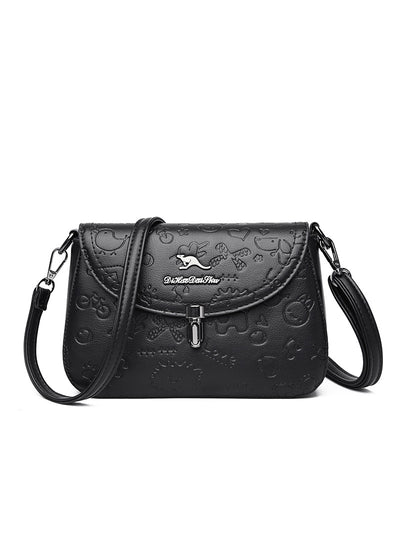 Shoulder Embossed Messenger Bag