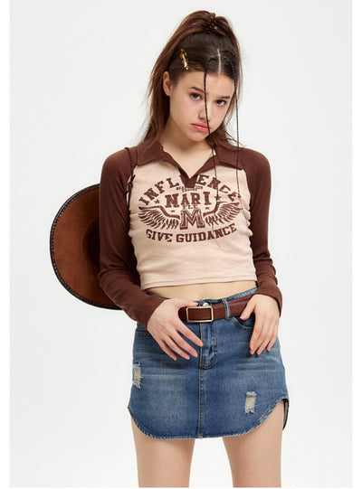 Short Long-sleeved Shirt T-shirt