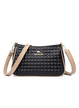 Plaid Messenger Bag Simple Shoulder Bag