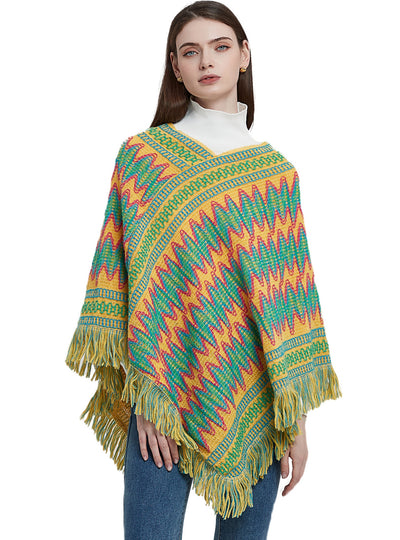 Ethnic Christmas Cloak Shawl