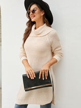 Casual Loose Medium and Long Turtle Neck Sweater
