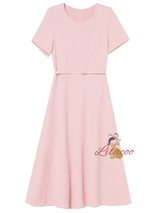 Pink Short Sleeve Mother Of The Bride Dress