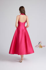 Sexy Backless V-neck Suspenders Dress