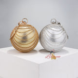 Ball Tassel Small Round Bag Dinner Bag