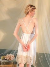 Slim-fit Straps Nightdress Pajamas