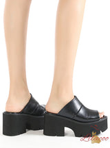 Outdoor Thick Soles Thick Heels Slippers