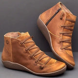 Plus Size Casual Flat Booties