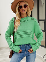 Women Long Sleeve Pullover Sweater