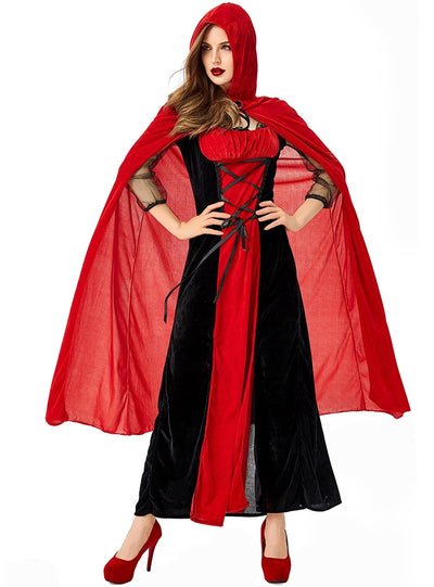 Queen Little Red Riding Hood Cloak Vampire Cosplay