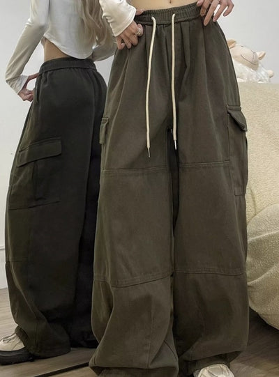 Thickened Loose Wide-leg Slacks Pant