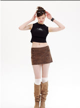 Sleeveless Slim Vest Top