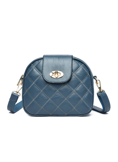 Small Round Bag Rhombic Dhoulder Crossbody Bag