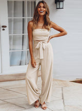 Casual Sexy Backless Slim Jumpsuit