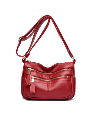 Soft Leather Joker Large Capacity Messenger Bag