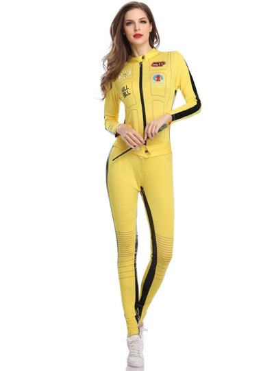 Halloween Sexy One-piece Motorcycle Suit