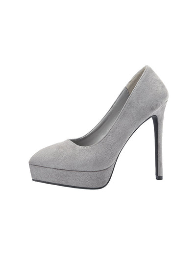 Pointed Suede Nightclub Stiletto Shoes