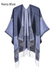 Fringed Floret Warm Split Sape Shawl