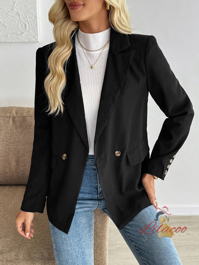 Fashion Leisure Black Jacket