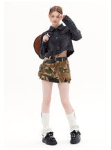 Lapel Vintage Denim Jacket Coat