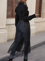 Sexy Solid Color Wave Point Dress