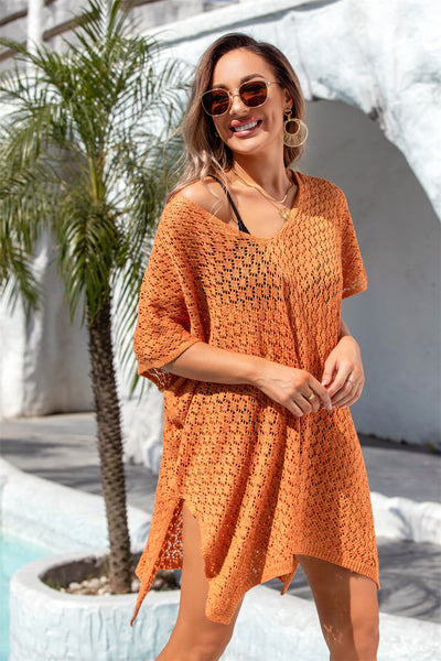 Beach Openwork Beach Bikini Cover Up