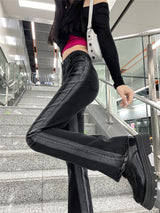 Gradual Black and Gray Micro-flared Jeans