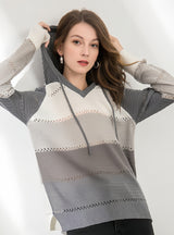 Hooded Long Sleeve Autumn and Winter Sweater