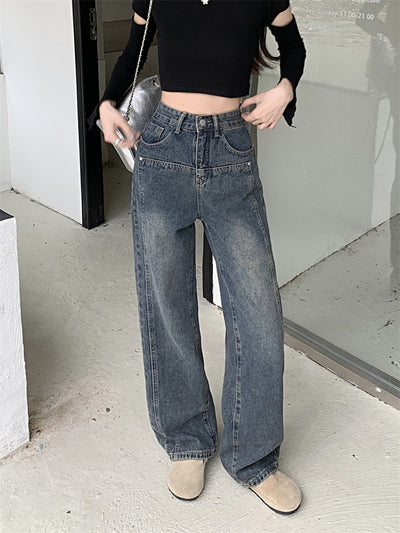 High Waist Loose Wide Leg Jeans