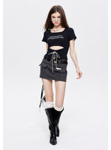 Solid Color Slim Short Sleeve T-shirt