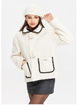 Lapel Small Fragrant Warm Coat